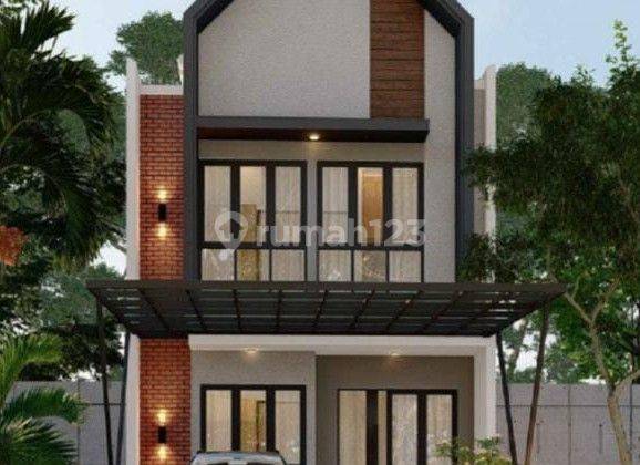 Rumah Cantik Minimalis Aman Bebas Banjir Dekat Dengan Stasiun  1