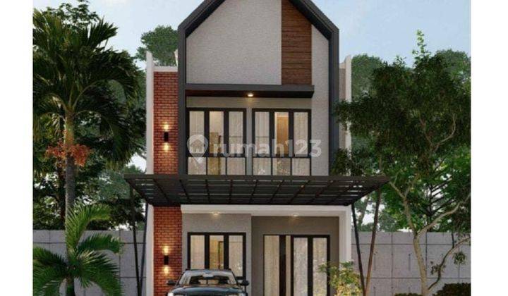 Rumah Cantik Dua Lantai Strategis Dekat Stasiun Sudimara 1