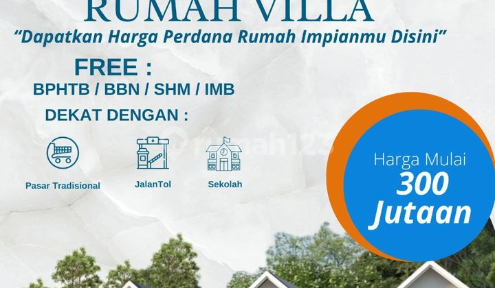 Rumah Villa Strategis, Murah, Nyaman di Bandung Barat 1