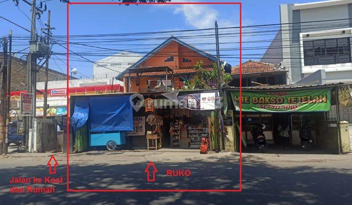 Ruko + Rumah + Kost Lokasi Mainroad di Terusan Kopo 1