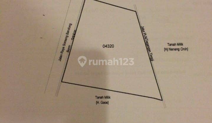 Tanah Mainroad Luas Cocok Untuk Komersil di Kopo Katapang 2