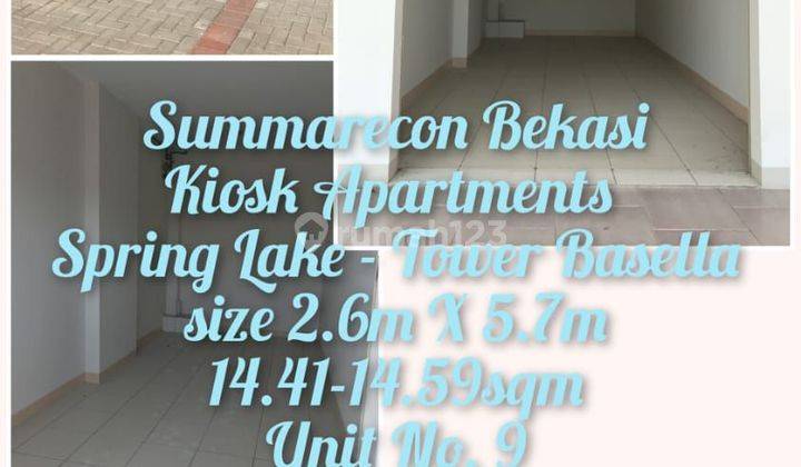 Di jual kios apartemen springlake Summarecon Bekasi  1