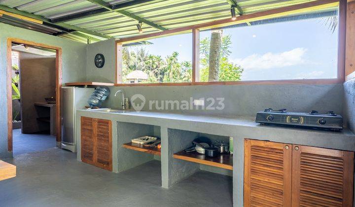 Hfh 042 Id Wooden House W Ricefield Mountain View In Sidemen 5