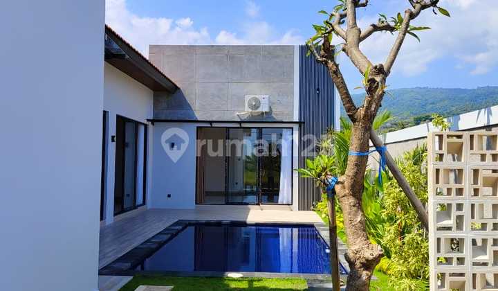 Villa 3 kamar pemandangan sawah dan bukit