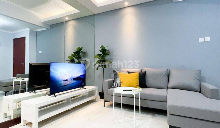 Apt Sudirman Park 2 Kamar Br. Full Furnish, Siap Huni, View City 2