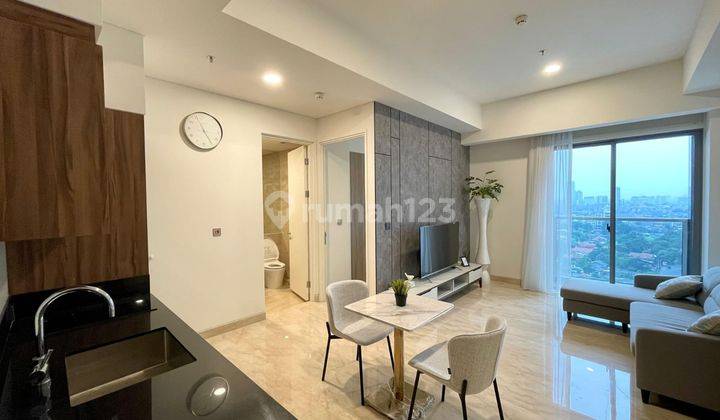 Apt 57 Promenade 1 Kamar BR Full Furnish, Siap Huni, View City 2