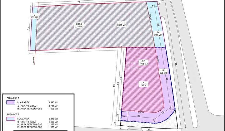 Lahan Strategis Area Komersial Pluit Pinggir Jalan Utama di Hoek 1