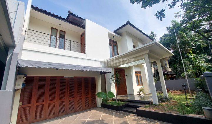 Rumah Pondok Indah 5 Kamar, Ada Kolam. Asri Tenang, Parkir Luas 2