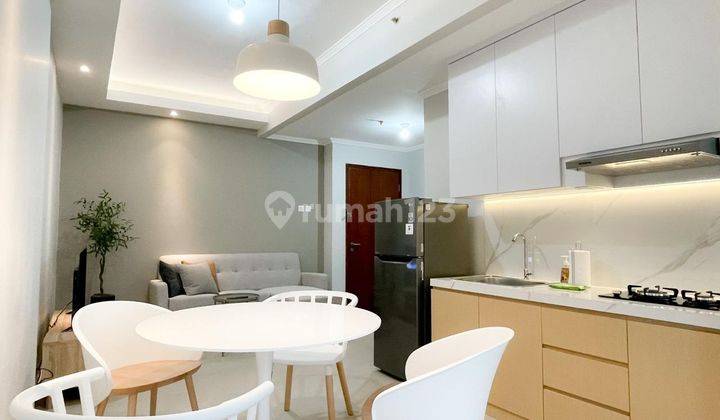 Apt Sudirman Park 2 Kamar Br. Full Furnish, Siap Huni, View City 1