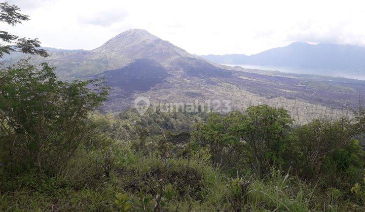 Land for rent in Batur Kintamani with mountain and lake views 1