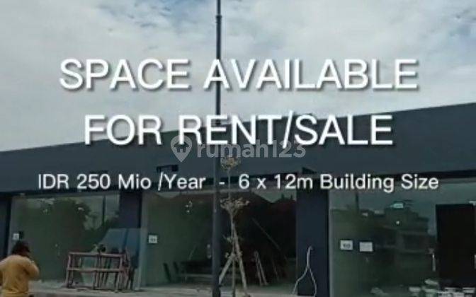 Jual/sewa ruko baru 1 lantai sangat strategis lokasi jl raya pantai batu bolong 7