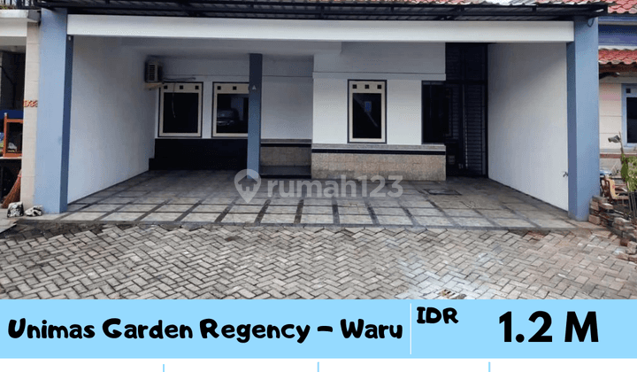 Jual Dijual Rumah 1 Lantai Siap Huni Unimas Garden Regency Sidoarjo 1