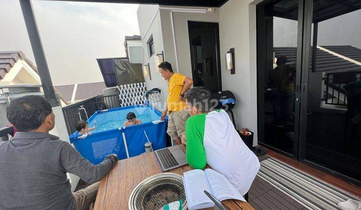 Rumah Cluster 2,5 Lantai Sudah Renovasi di Harapan Indah 14