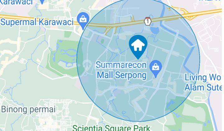 STRATEGIS DI JLN PROVINSI DKT LIPPO KARAWACI & SUMMARECON. 6