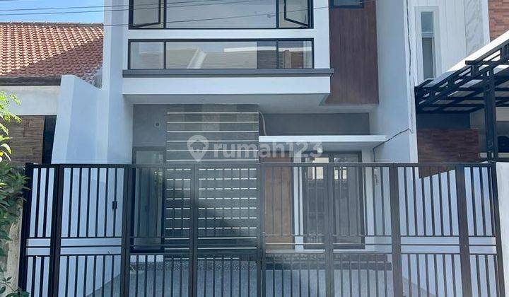 Rumah Baru Di Klampis Lebar 6 Meter Harga 2M-an Row Jalan Lebar Minimalis Modern 2 Lantai 1