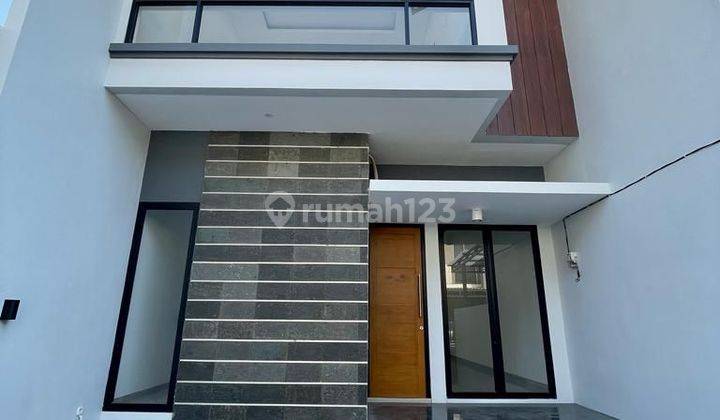 Rumah Baru Di Klampis Lebar 6 Meter Harga 2M-an Row Jalan Lebar Minimalis Modern 2 Lantai 2