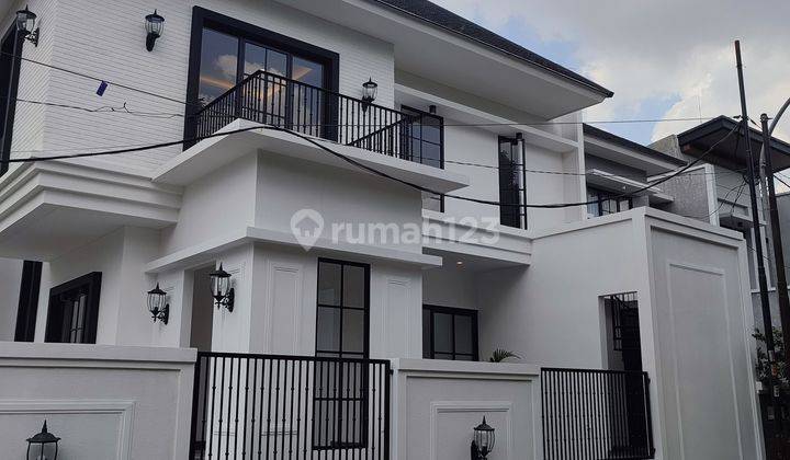 Rumah Baru Hook Modern Colonial 2Lt Row Jalan Kembar Di Rungkut Dekat Merr, Transmart, McD Rungkut, Yakaya, Puri Mas, UPN 2