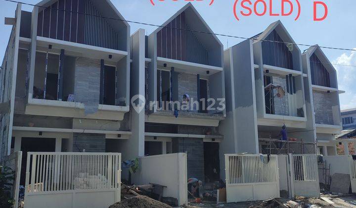 Rumah Baru Di Tenggilis Modern Scandinavian Harga 1M-an Row 5 Mobil Dekat Raya Prapen, Jemursari, Ubaya 1