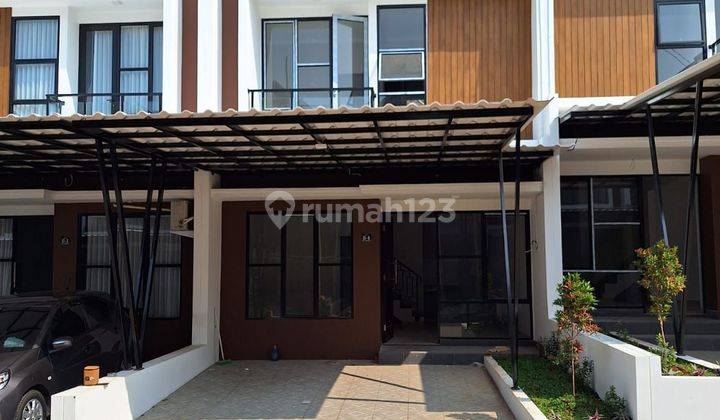 Rumah 2 lantai harga 1 lantai pondasi full bata merah dp 0 1