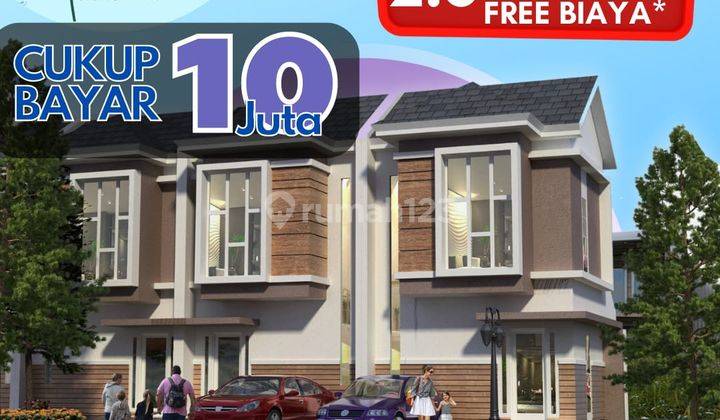 Villa Dago Pamulang 3kt 2 Km 125m2 Cicilan 2,8jt Utj 10jt 1