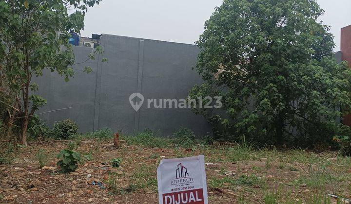 Dijual cepat kavling 1M-an 200m2 bumi puspitek asri dekat ice bsd