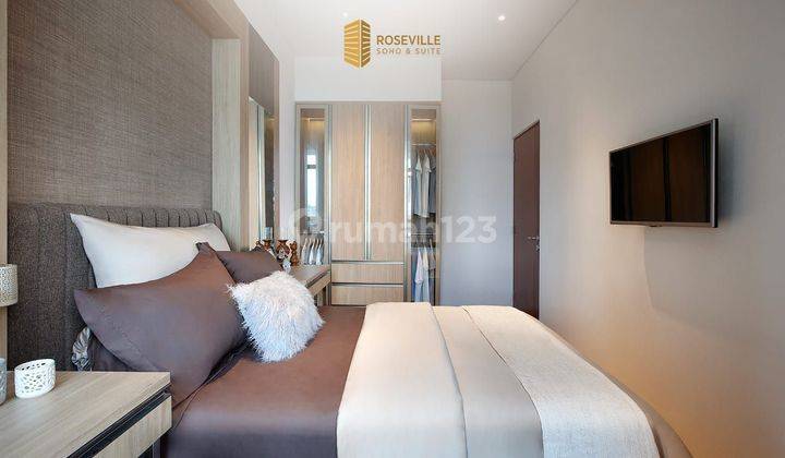 Apartemen 1M-an 2BR Baru Bsd Dpn Mall Furnished Roseville Suite 1