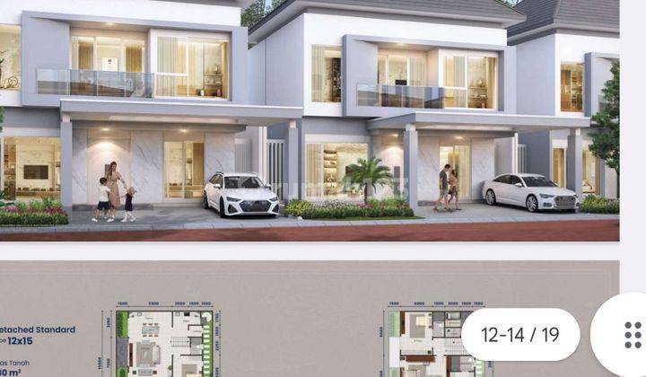 Dijual Rumah Mewah Lebar 12m Di Gading Serpong, Cluster Menteng 2