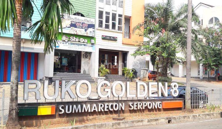 Ruko 2lt 1m-An Di Golden 8 Summarecon Gading Serpong Tangerang 1