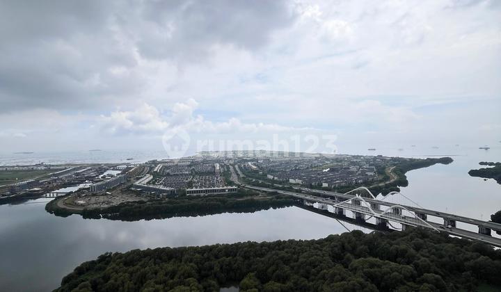 dijual apartement gold coast pik tipe 3br 81 m2 semi furnish harga termurah 2