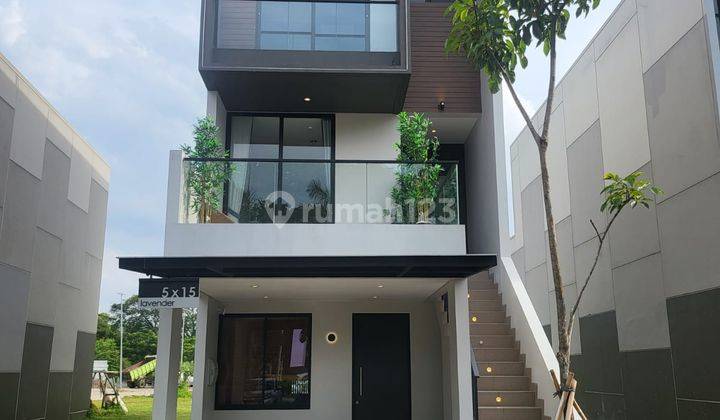 Rumah Dijual Pik Ukuran 5x17.8 Lavender Golf Island 3 Lantai Termurah 1