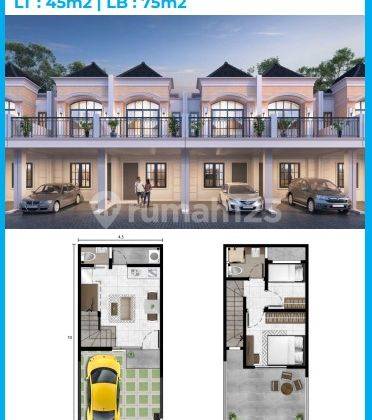 Dijual Rumah Pik 2 Uk 4.5X10 Azalea Cluster Bukit Nirmala 2 Lantai Bisa Cicilan 1