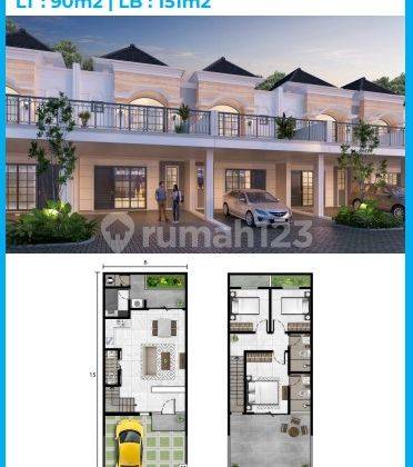 Dijual Rumah Pik 2 Uk 6X15 Kenanga Cluster Bukit Nirmala 2 Lantai Bisa Cicilan 1