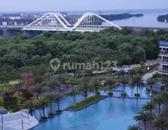 dijual apartement gold coast tipe 3br uk 81 m2 view laut furnish bagus harga termurah 2