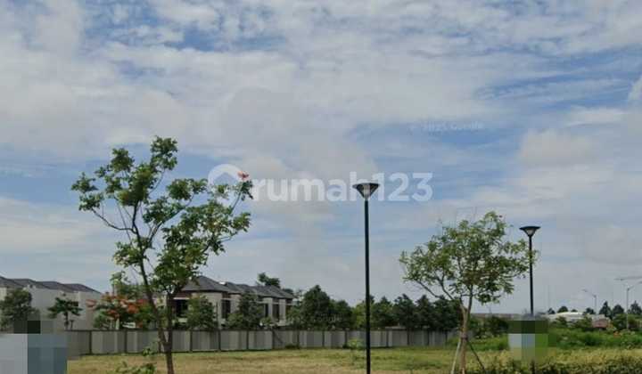 dijual kavling rumah pik 2 uk 1.000 m2 cluster palm spring view danau