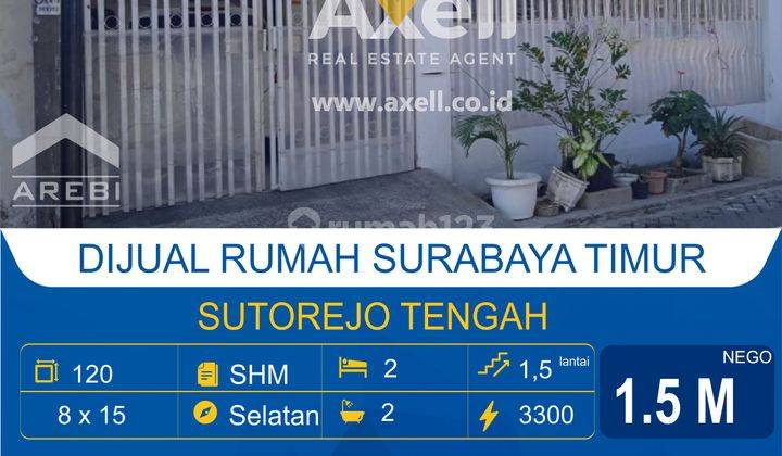 Rumah Sutorejo Tengah Dijual  1