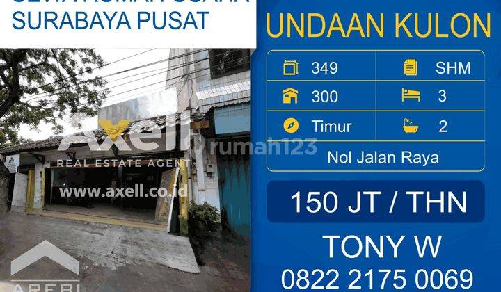 Rumah Usaha Undaan Kulon di Sewakan  1