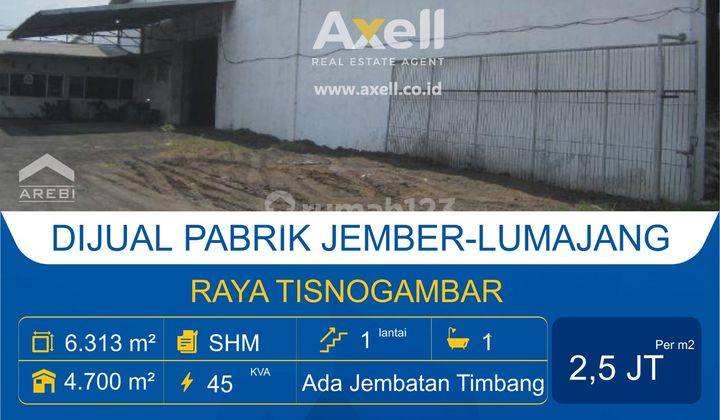 Bekas Pabrik Jember Lumajang Dijual  1