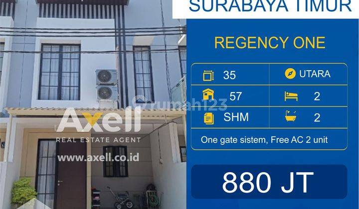 Rumah Regency One Babatan Pantai Dijual  1