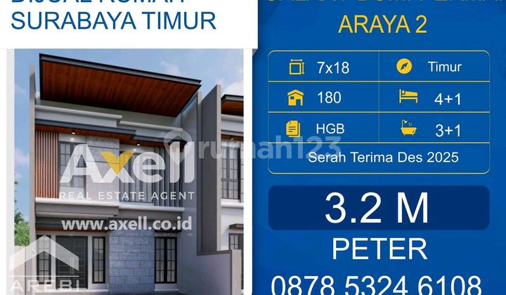 Rumah Galaxy Bumi Permai Araya 2 Minimalis Kontemporer 1