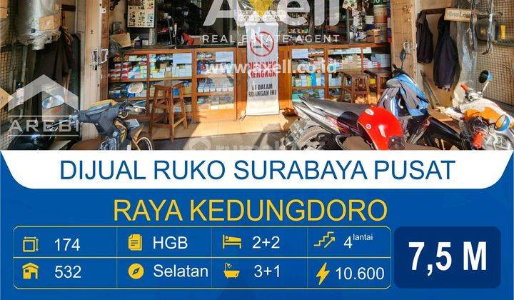 Ruko Raya Kedungdoro Super Strategis Dijual 1