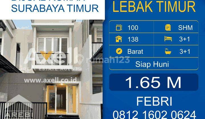 Rumah Lebak Timur Dijual  1