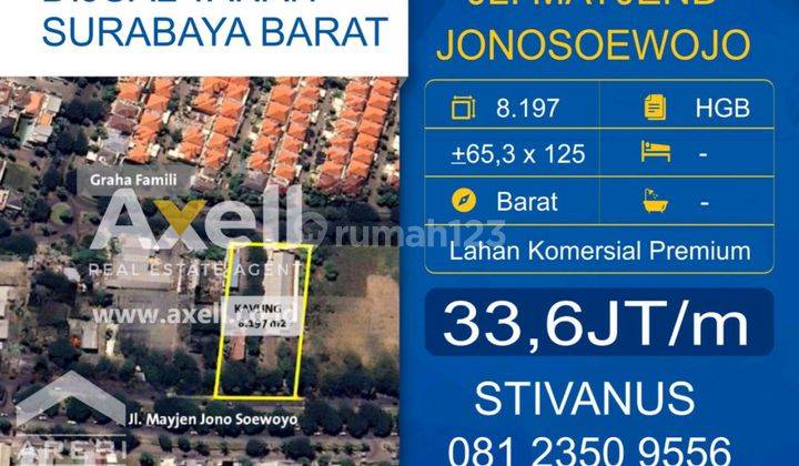 Tanah Mayjend Jonosoewojo Dijual  1