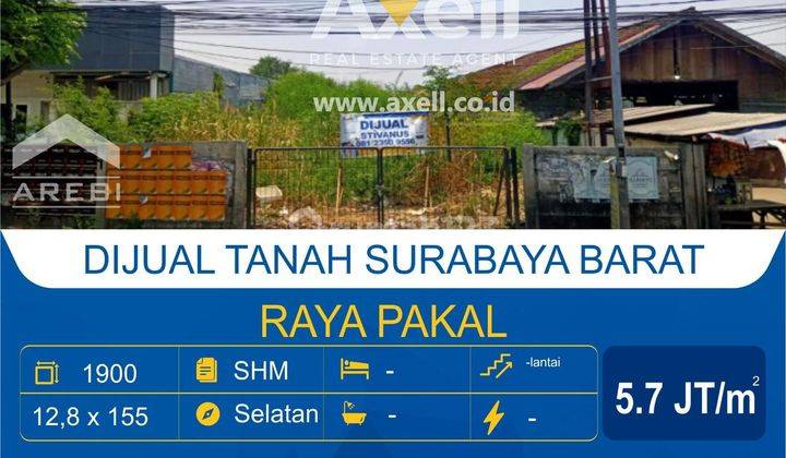 Tanah Raya Pakal Dijual  1