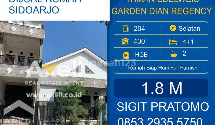 Rumah Taman Edelweis Perum Garden Dian Regency Dijual  1