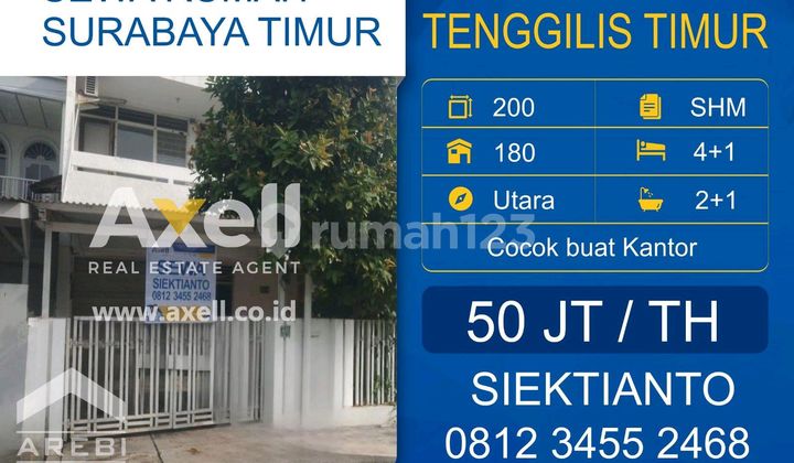 Rumah Tenggilis Timur Disewakan  1