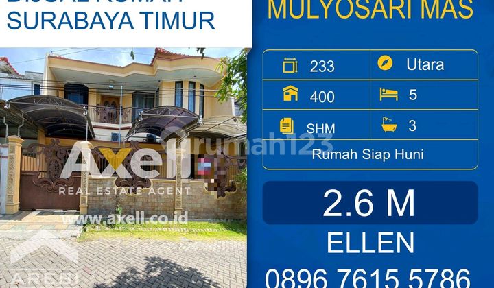 Rumah Mulyosari Mas Dijual  1