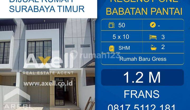 Rumah Regency One Babatan Dijual  1