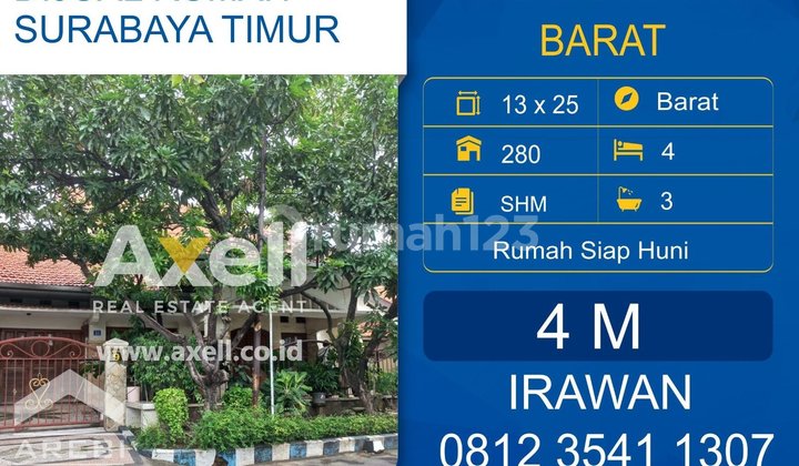 Rumah Medokan Asri Barat Dijual