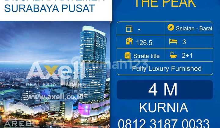 Apartemen The Peak Tunjungan Plaza Dijual 1