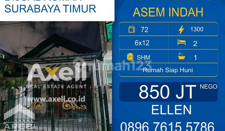 Rumah Wisma Kedung Asem Indah Dijual  1